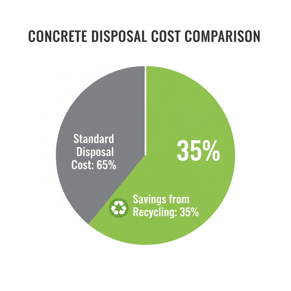 Cost Savings from Concrete Recycling